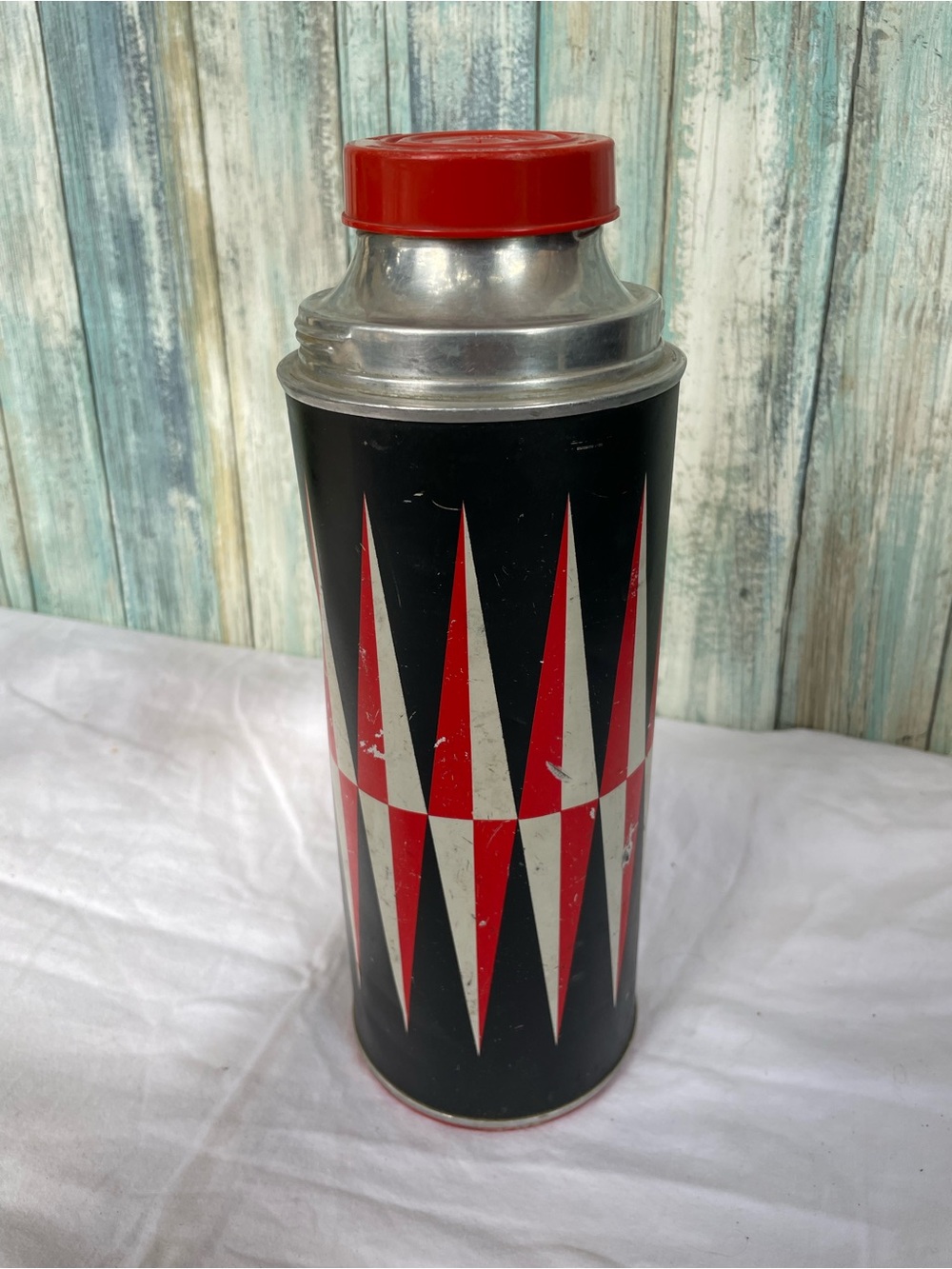Vintage J.C. Higgins thermos pre-1970 sold exclusively by Sears, Roebuck & Co.